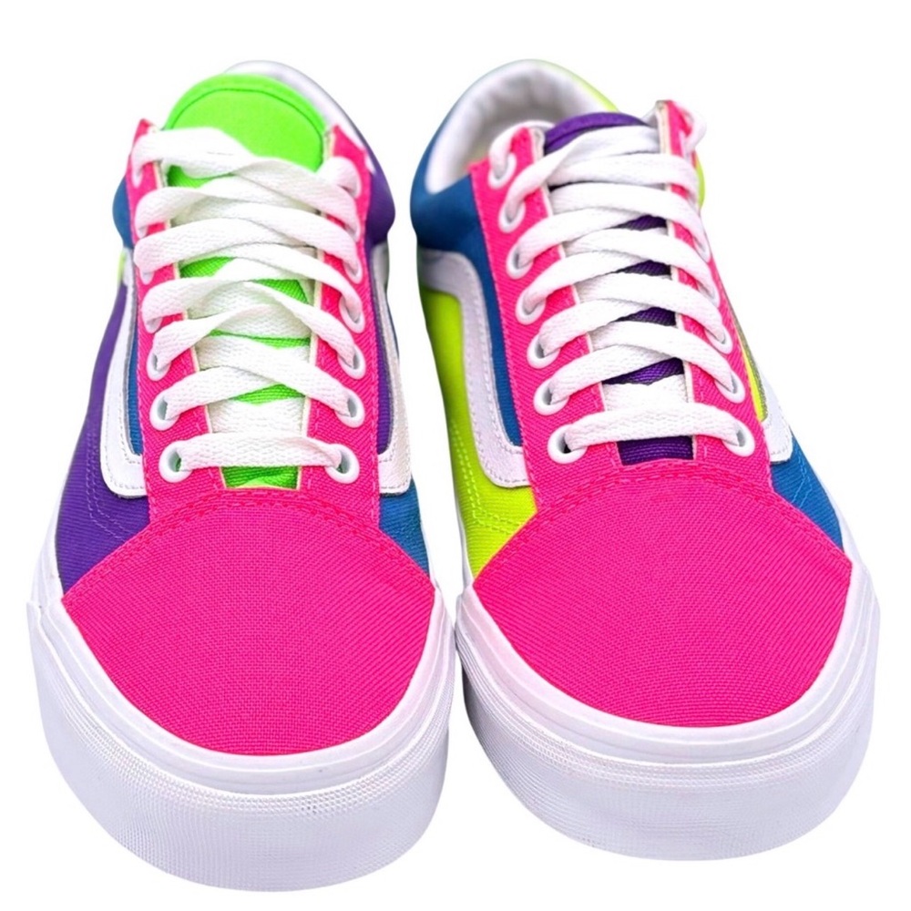 Vans Old Skool 'Color Block' Neonmlttrwht - Picture 3 of 9